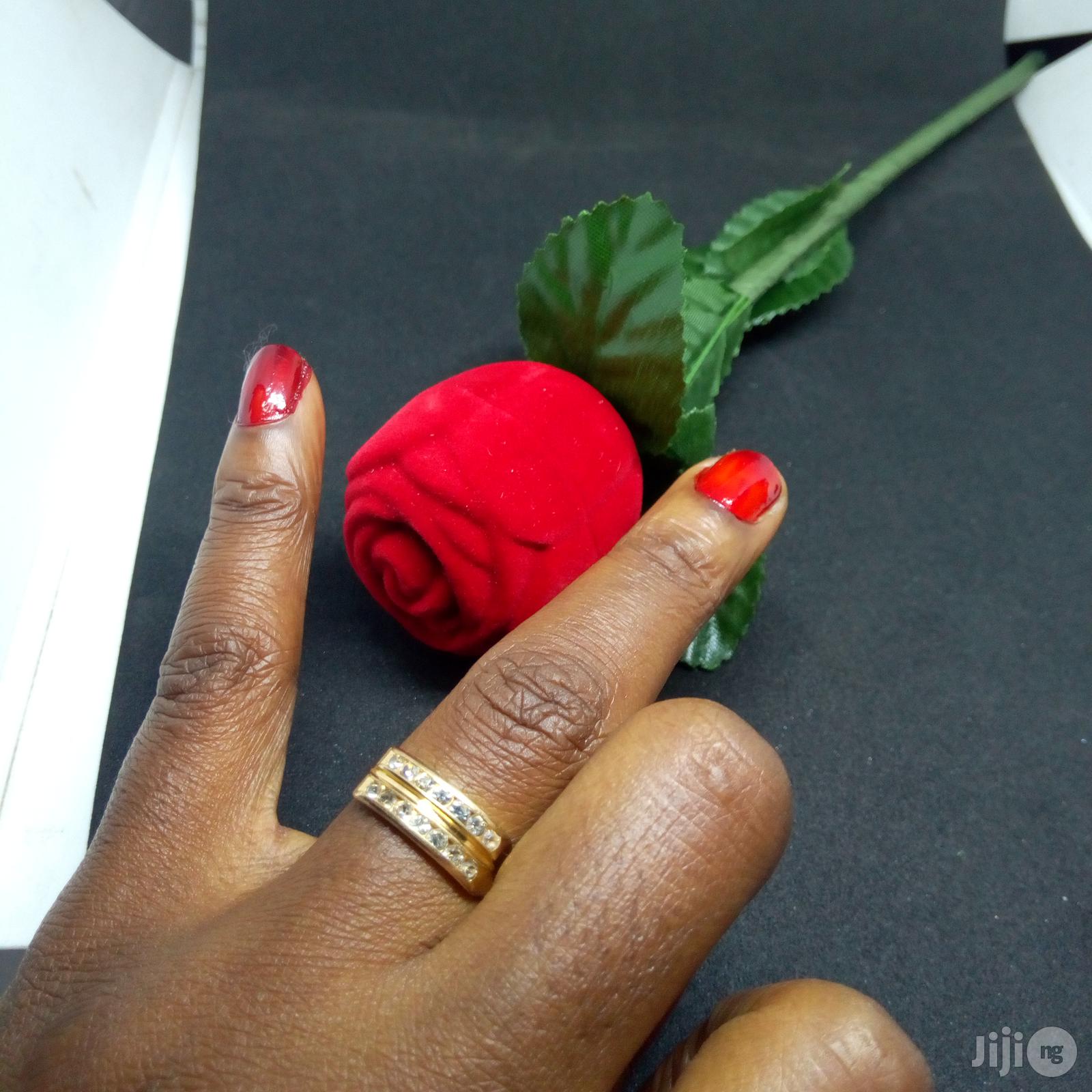 Brand New Original Romania Gold Engagement Ring