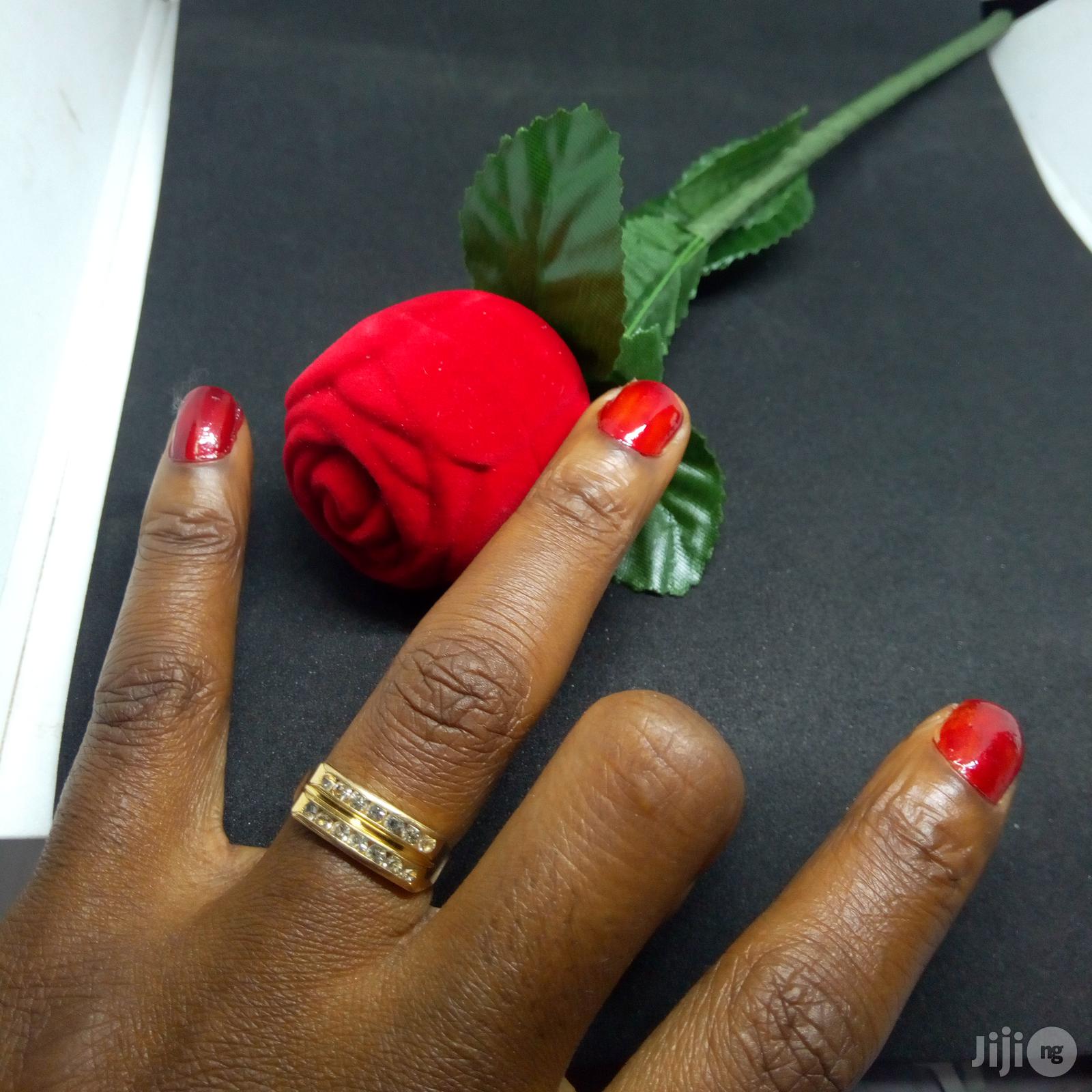 Brand New Original Romania Gold Engagement Ring