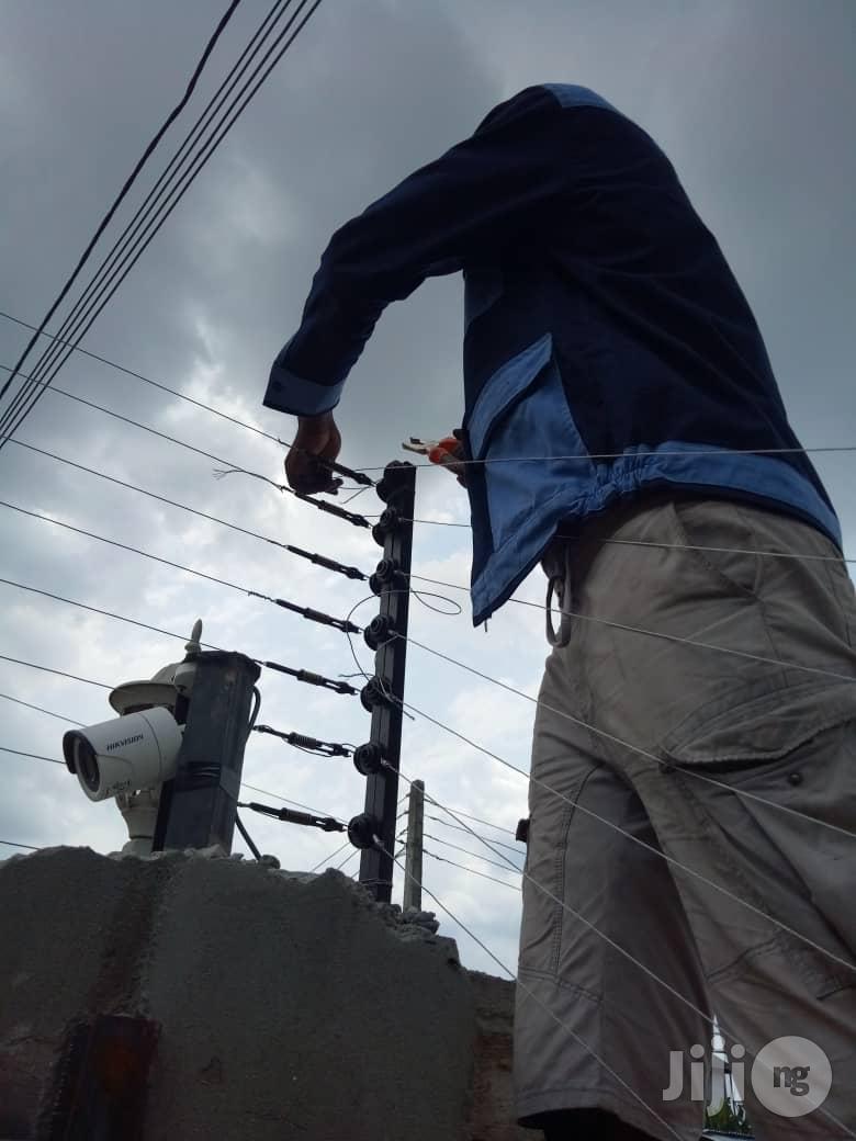 Installation Of Electric Perimeter Fence