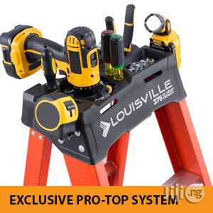Louisville Ladder 10-Foot Fiberglass Step Ladder, 375-Pound