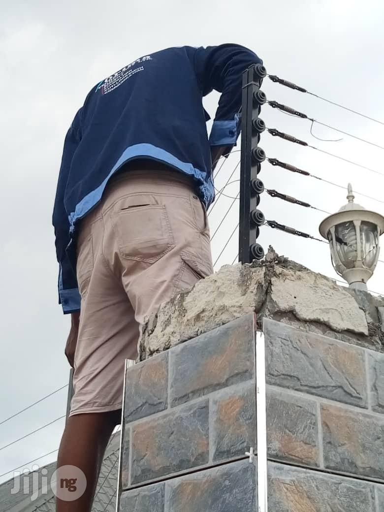 Installation Of Electric Perimeter Fence