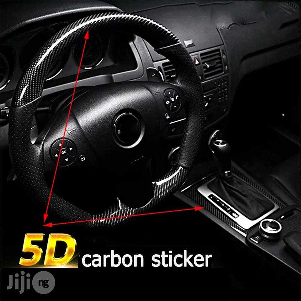 5D Carbon Fiber Vinyl Sticker