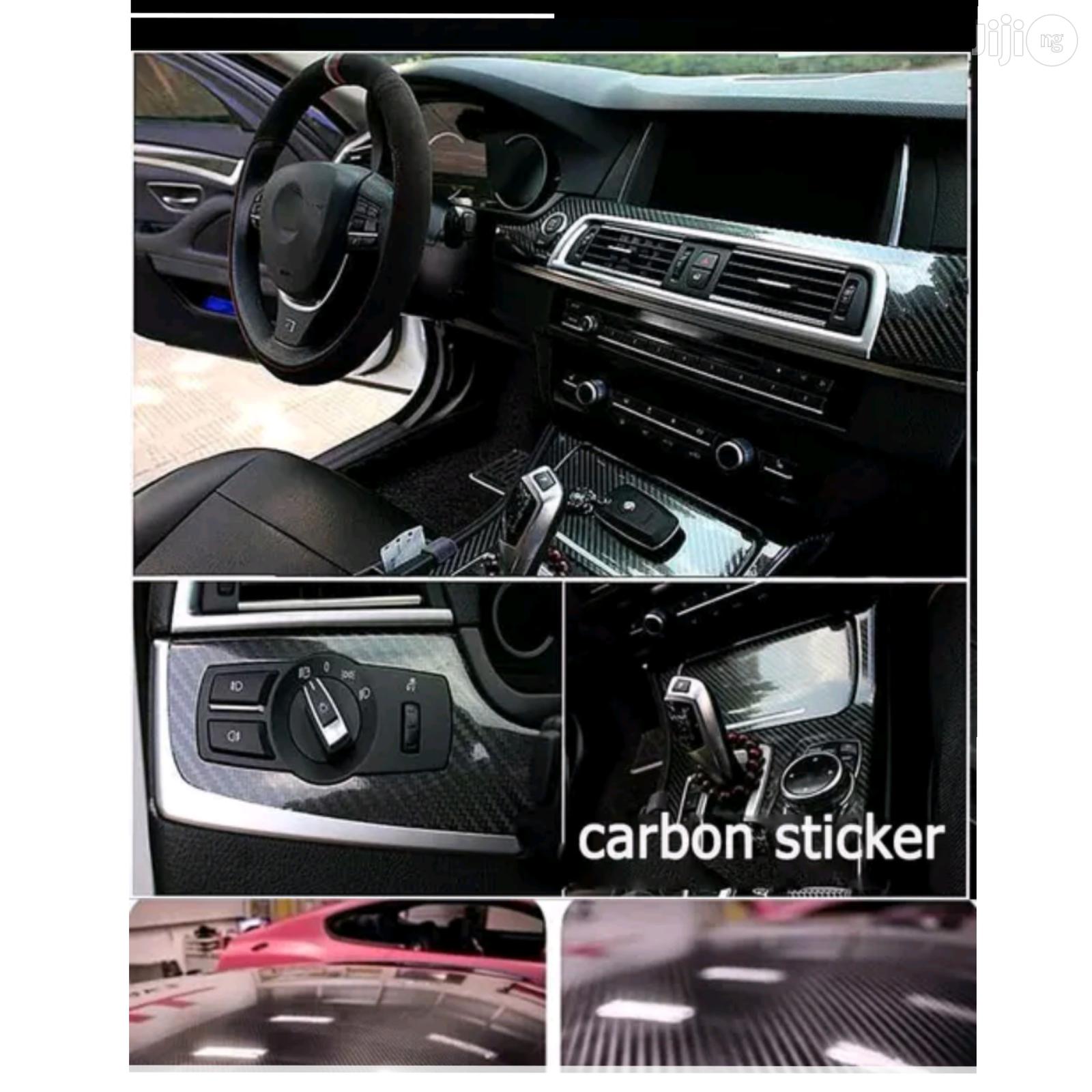 5D Carbon Fiber Vinyl Sticker