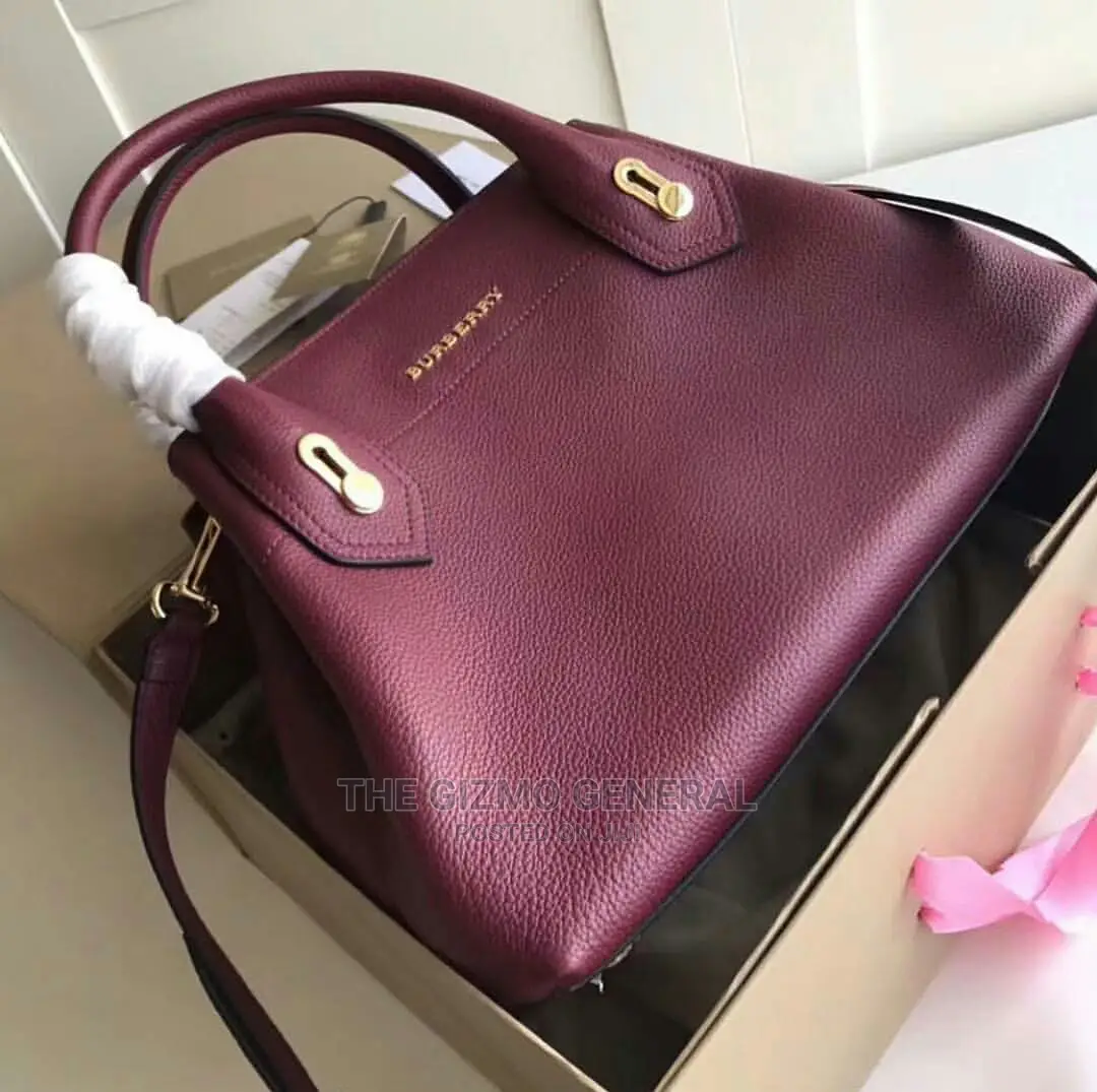 Burberry Leather Banner Bag