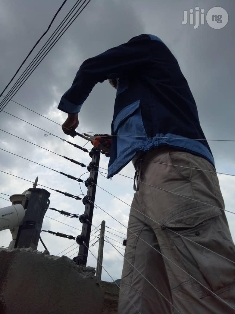 Installation Of Electric Perimeter Fence