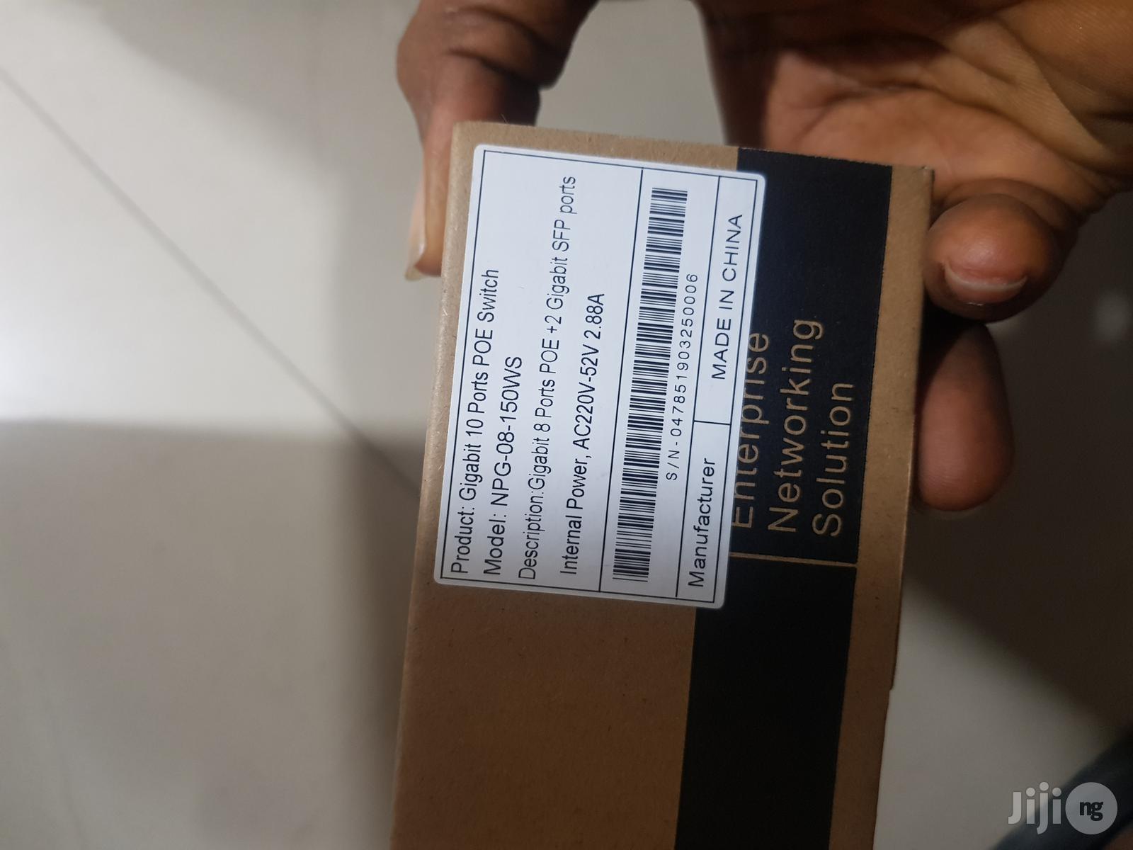 Netpro 10port Poe Switch. Gigabit 8port Poe +2gigab SFP Port