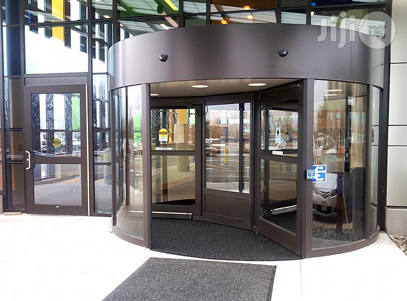 Installation Of Automatic Revolving Door