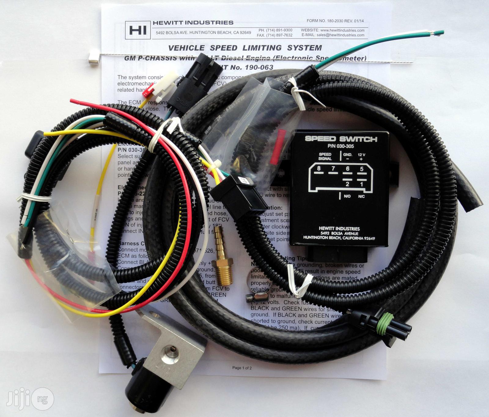 Installation Of Vehicle Speed Limiter