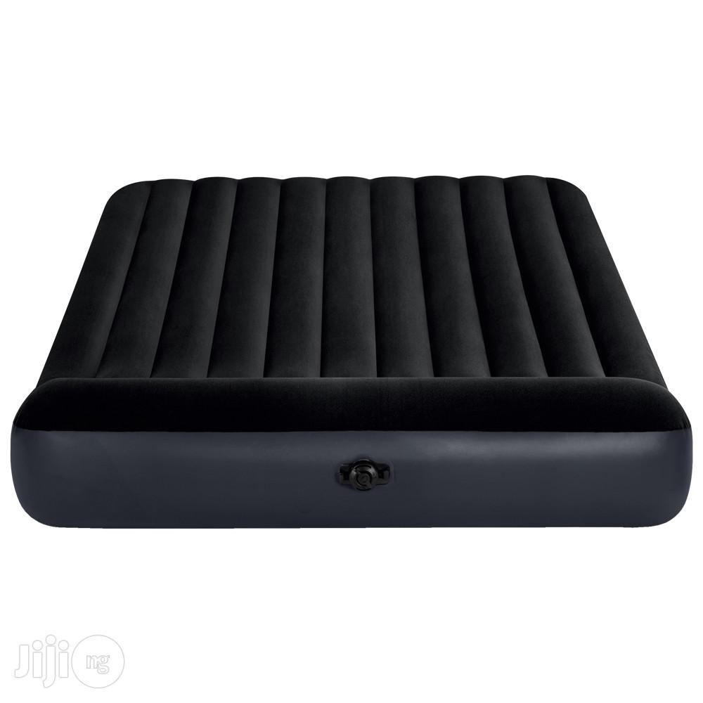 Intex Full Pillow Rest Classic Airbed Fiber-Tech With Pump
