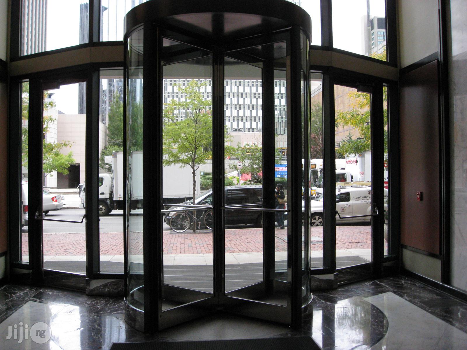 Installation Of Automatic Revolving Door