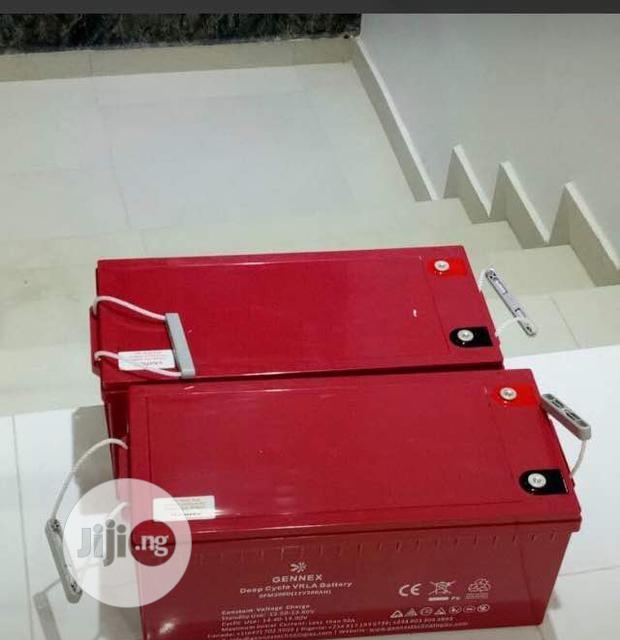 Gennex Gel Deep Cycle Lead ACID Battery 12v/200ah