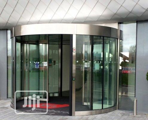 Installation Of Automatic Revolving Door