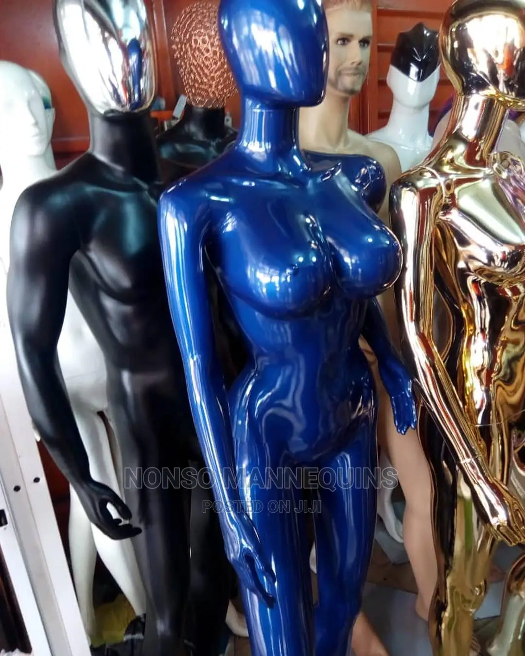 Different Colours Big Boobs Egg Face Female Mannequin