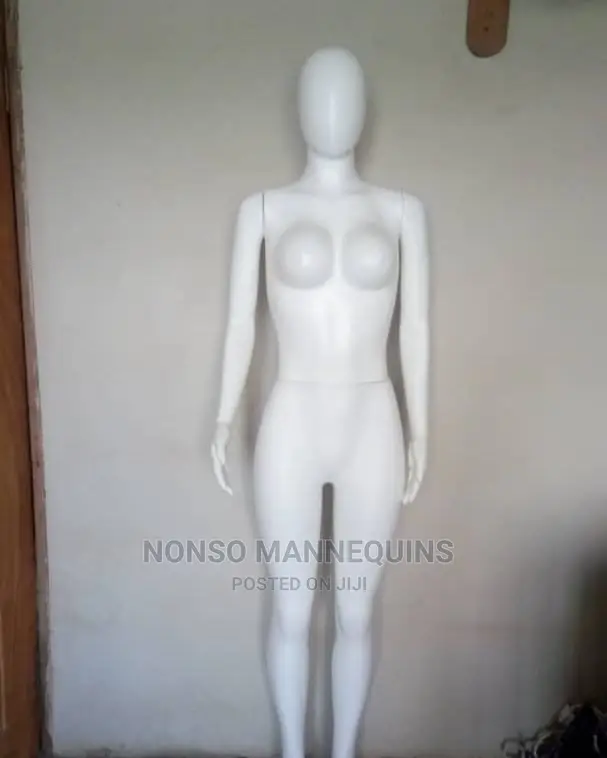 Sizes of Female Plastic Female and Male Mannequins