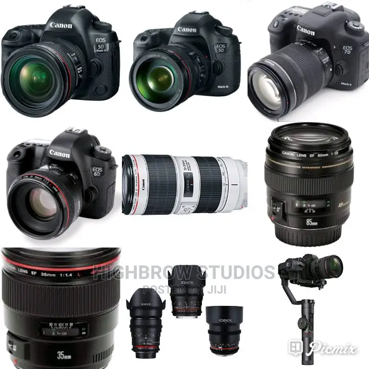 Canon 5d Mark 4 With 2 Lenses for Rent