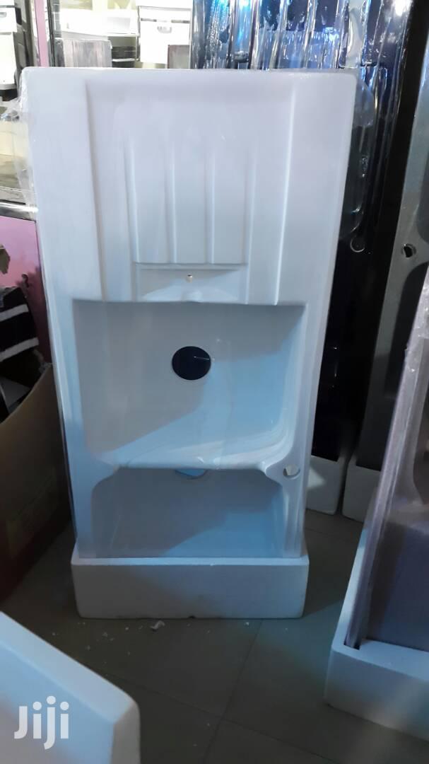 Acrylic Fiber Sink (Double Bowl With Single Drainer)