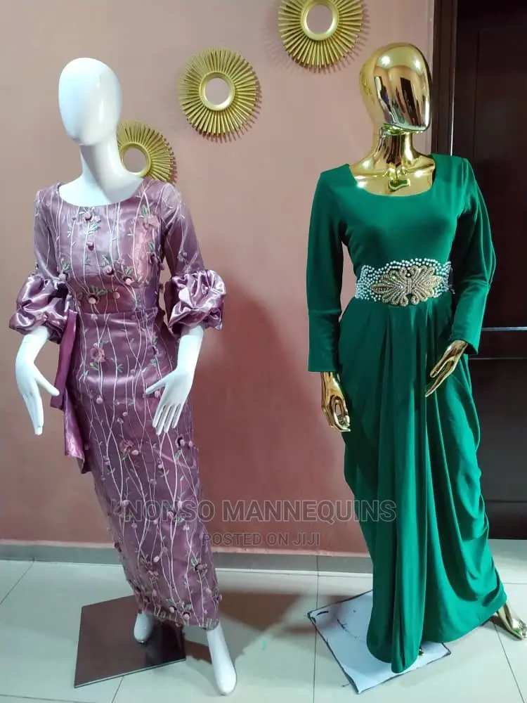 Gold Chrome Female Full Body Module(Mannequins)