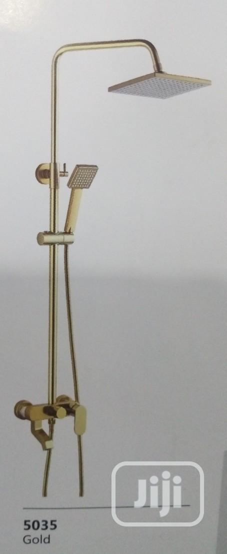 Executive Shower Set Gold Plated