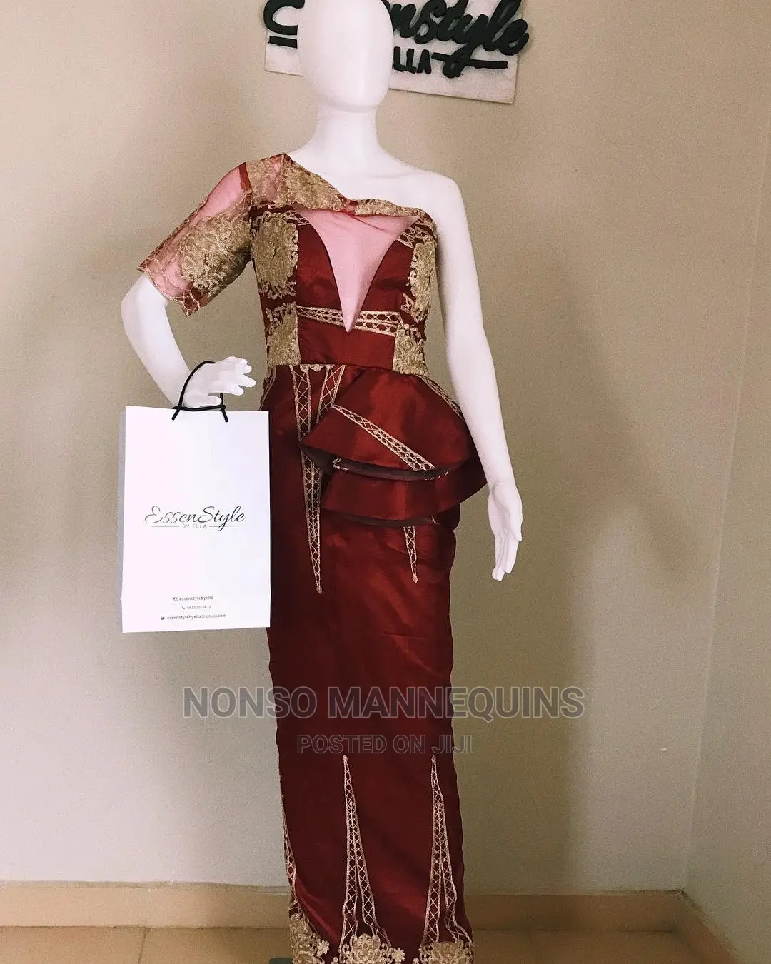 Silver Chrome Small Size Female Mannequins