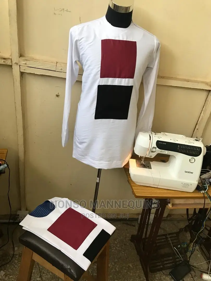 Black Colour Male Half Body Form Display Dressform