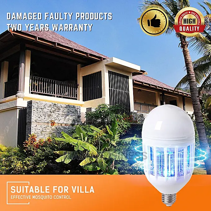 2pc Zapp Light Bug Zapper Mosquito Killer Led Bulb
