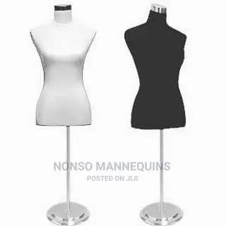 Non Pinnable White Black Colour Display Dressform