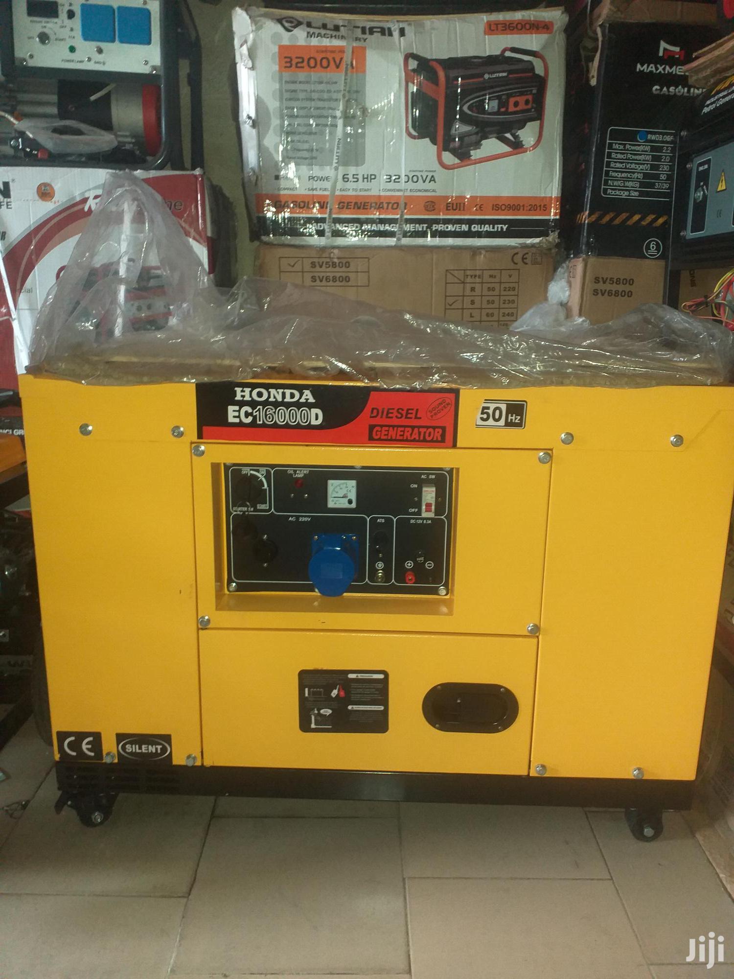 9.5kva Honda Diesel Sound Proof Generator Set.
