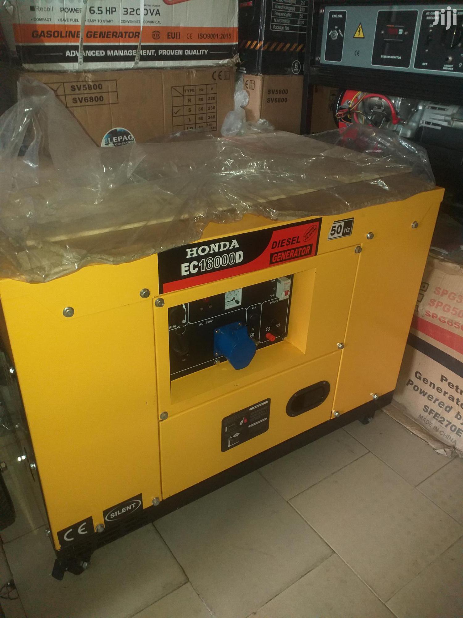 9.5kva Honda Diesel Sound Proof Generator Set.