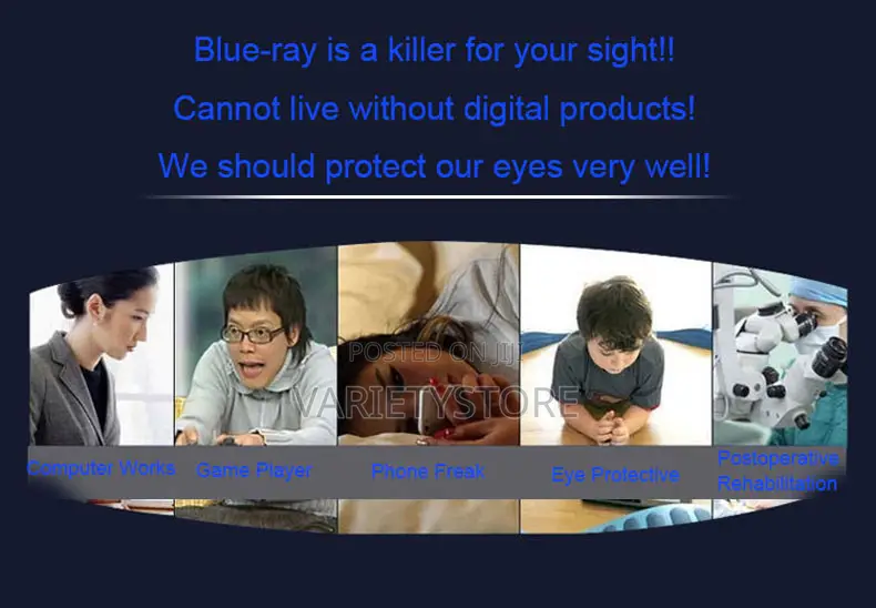 Computer, Phone, TV Anti Radiation Eye Protection Glasses