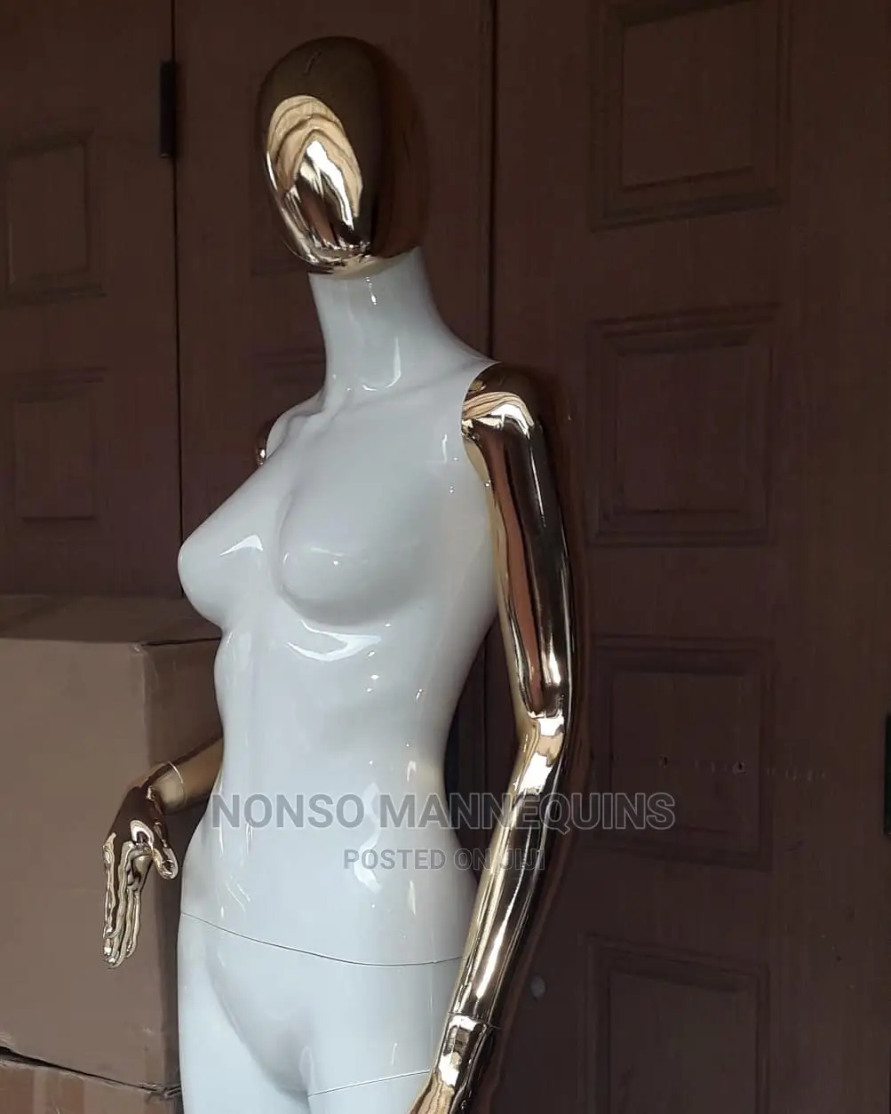 Imported Gold and White/Glossy Black High Quality Mannequins