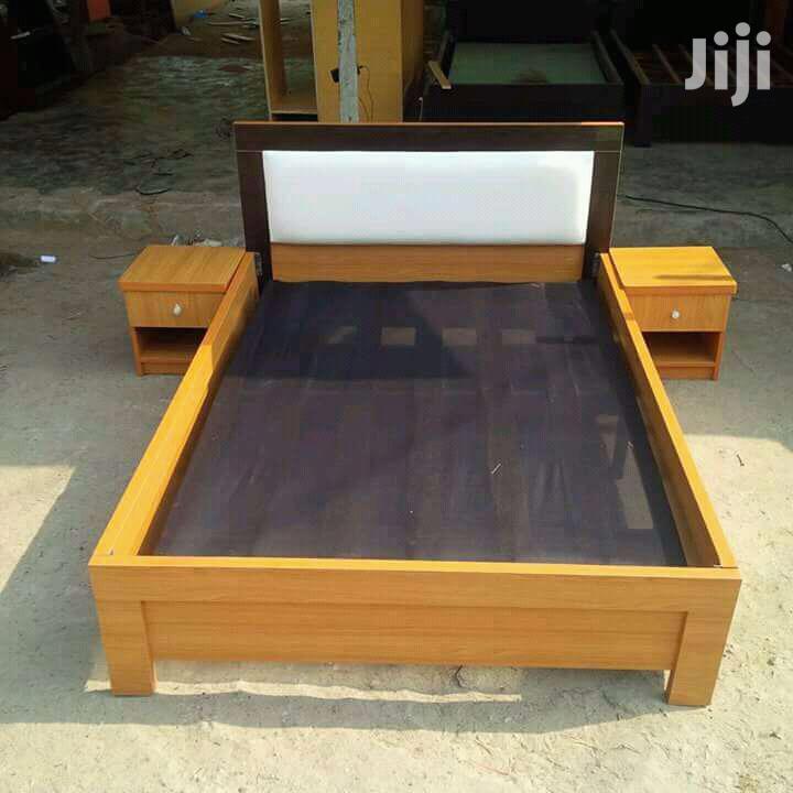 Available Bed Frame 6x6 With 2 Bedside Drawer