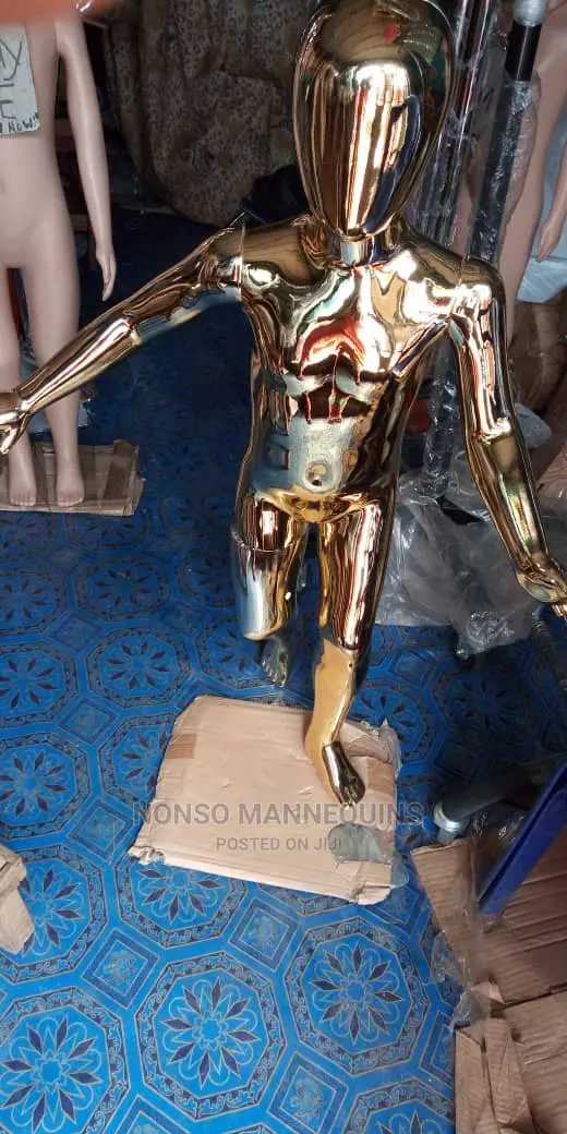 Brand New Silver and Gold Unisex Display Kid Mannequins