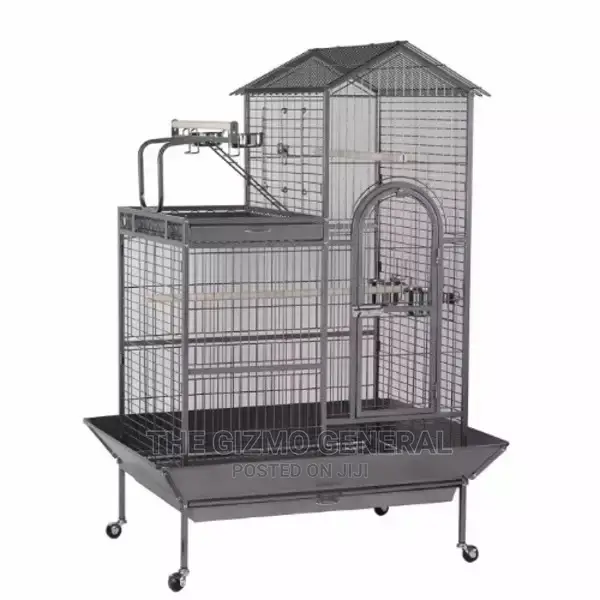 Liberta Angel African Large Play Top Parrot Cage Antique