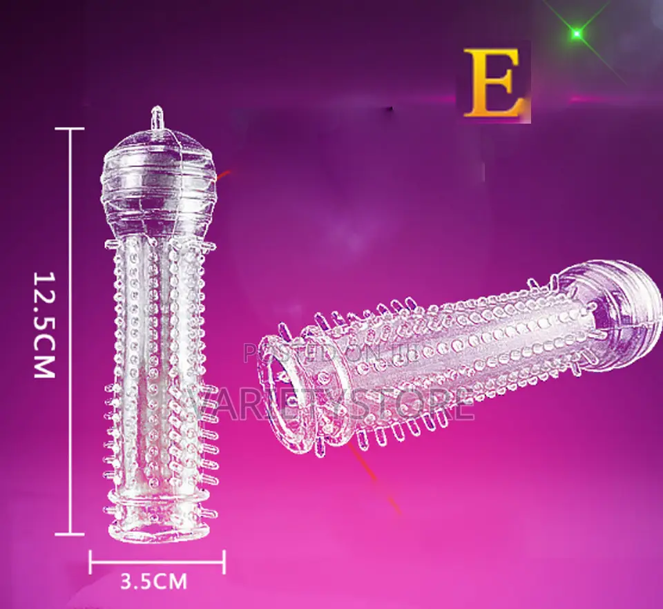 5 In 1 Reusable Penis Extender/Delay Sleeve Condom
