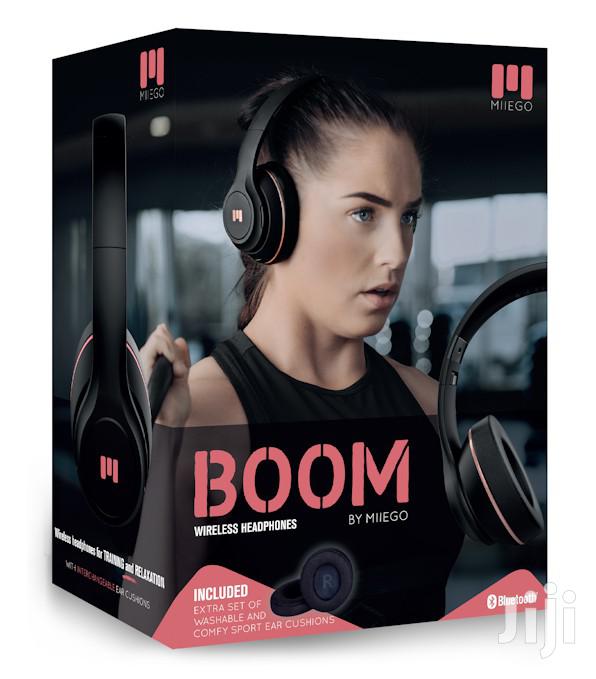 MIIEGO Boom Headphone Rose Gold In Black