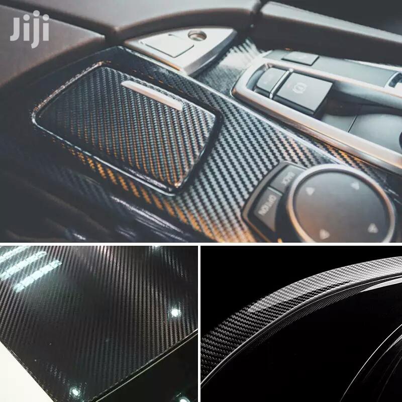High Quality 5D Carbon Fiber Vinyl Sticker.