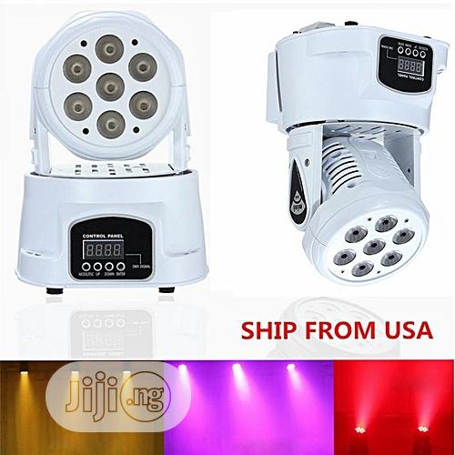 7x10w RGBW 4in1 LED Moving Head Light DMX DJ Club Disco