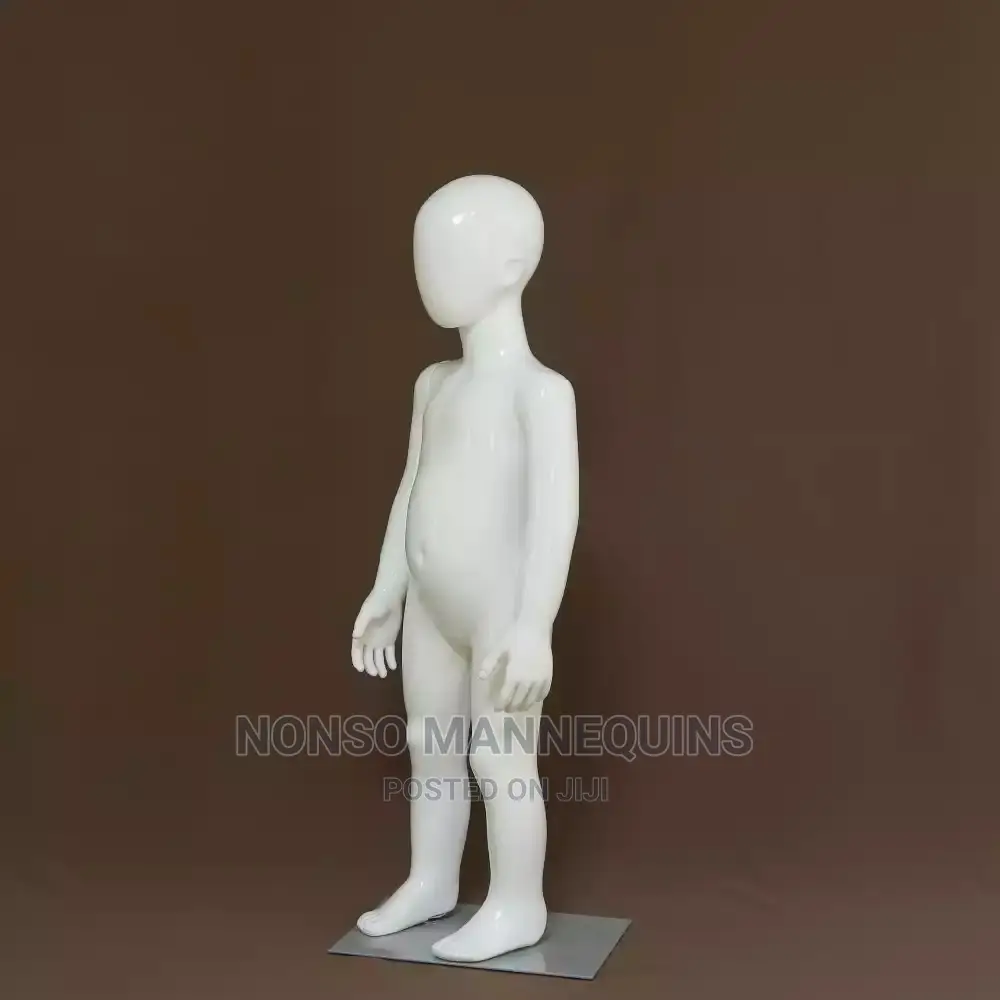 1 to 2 Years Egg Face White Display Unisex Mannequin New