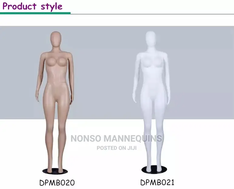 Pure White Brown Colour Female Display New Design Mannquin
