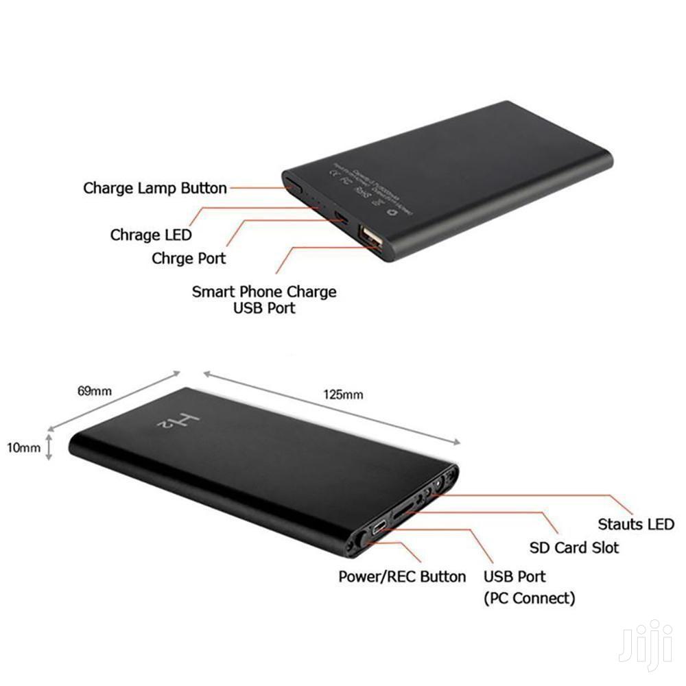 HD 1080P H2 Mobile Power Bank Hidden Night Vision Video Rec.