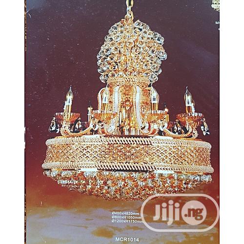 Refined Glass Crystal Chandeliers H1050mm" X W800mm" {MCR1014