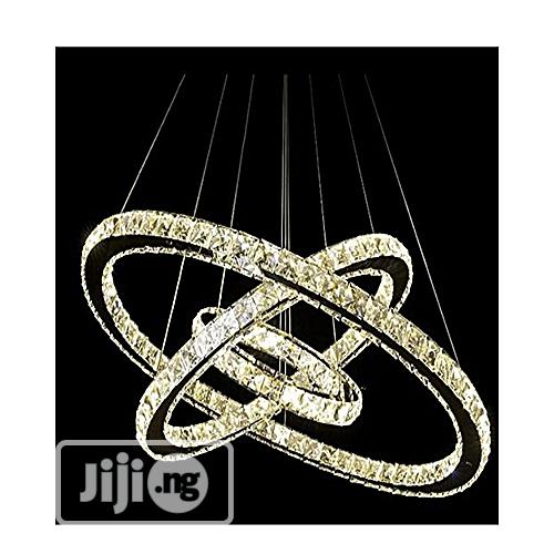 Round 3 Rings K9 Crystal Chandelier Lighting