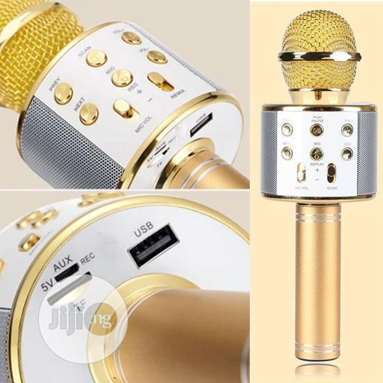 WS-858 Wireless Microphone Hifi Speaker