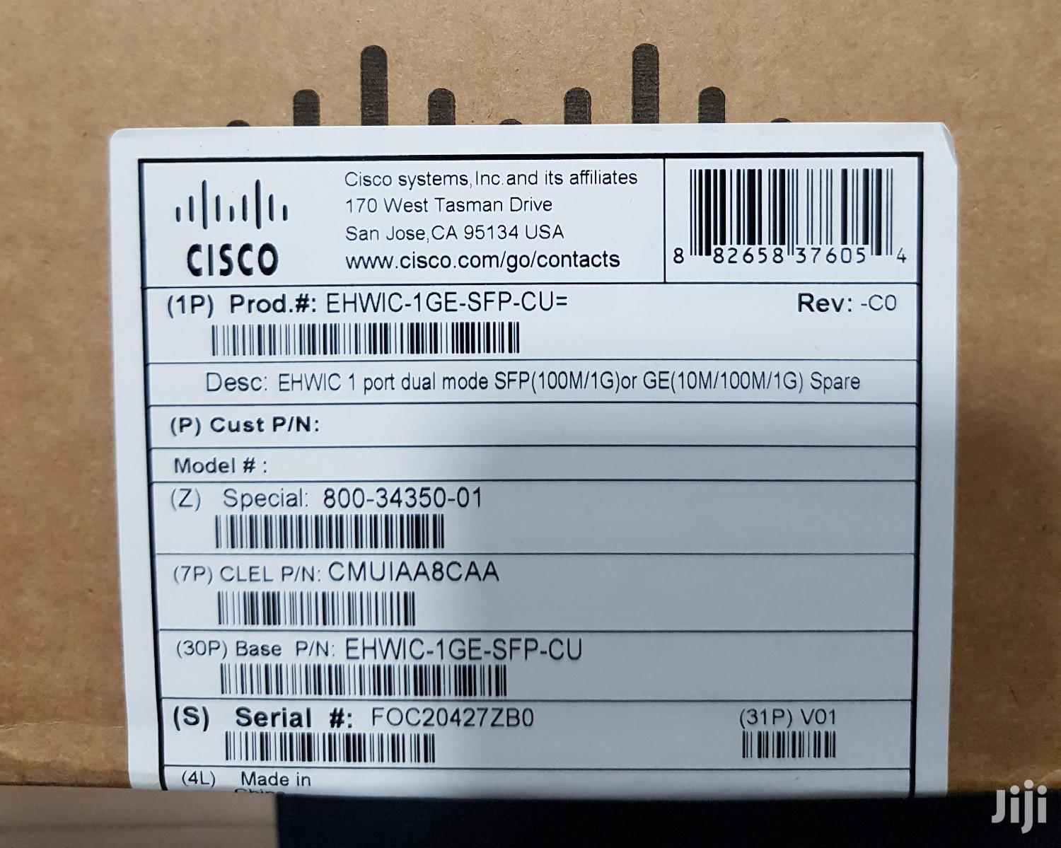 Cisco EHWIC-1GE-SFP-CU Router Card