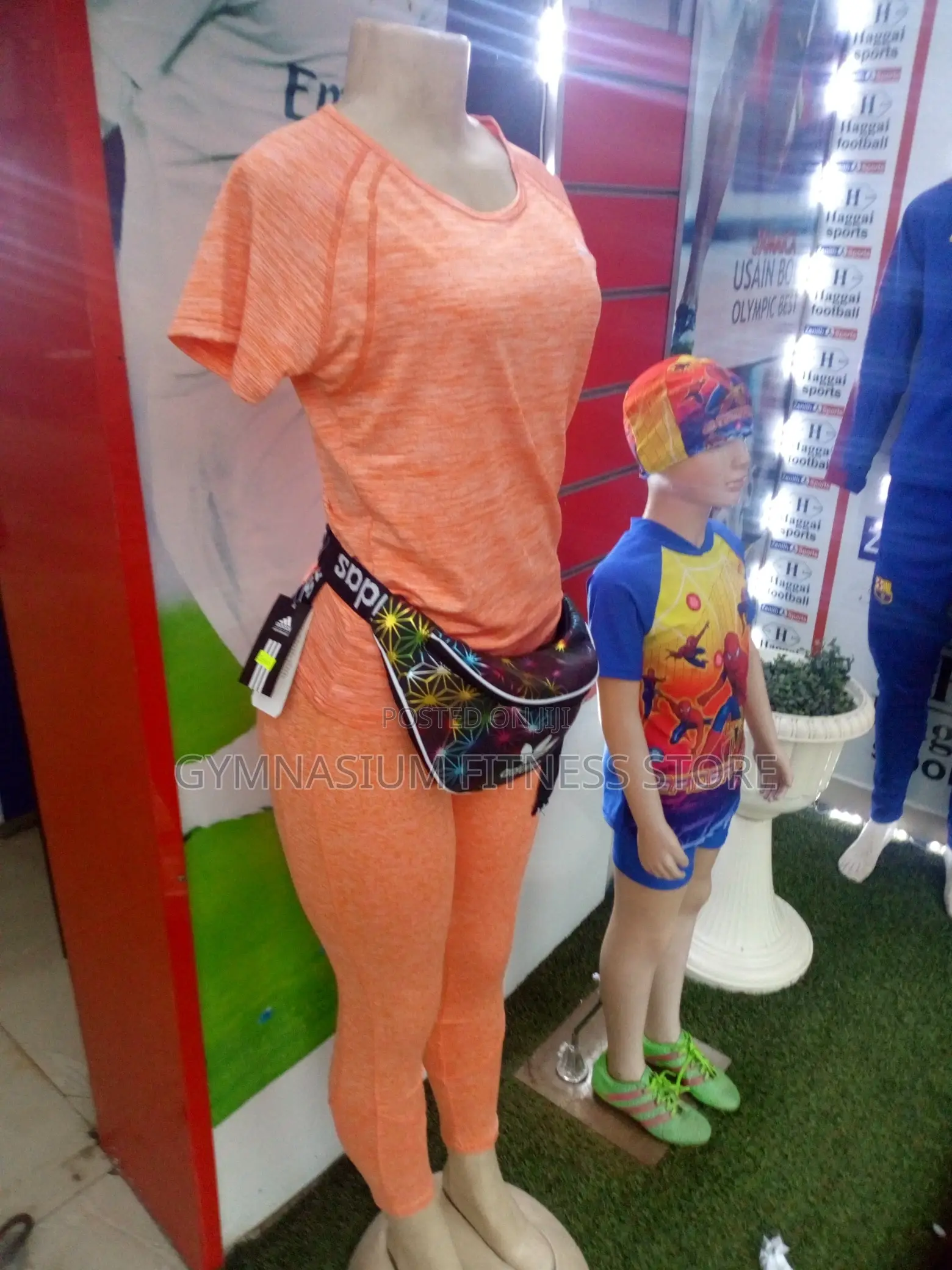 Female Workout Outfit With Waist Bag