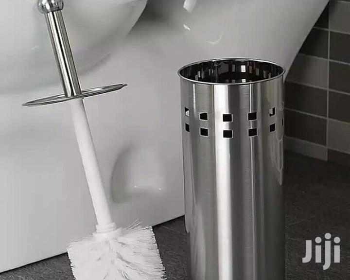 Stainless Steel Toilet Brush Silver Colour