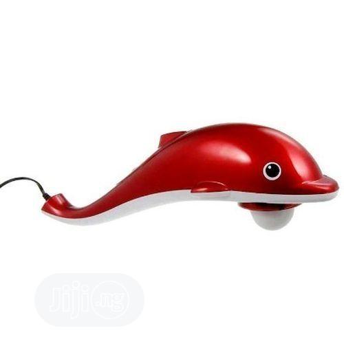 Infrared Dolphin-Shaped Body Massager Red