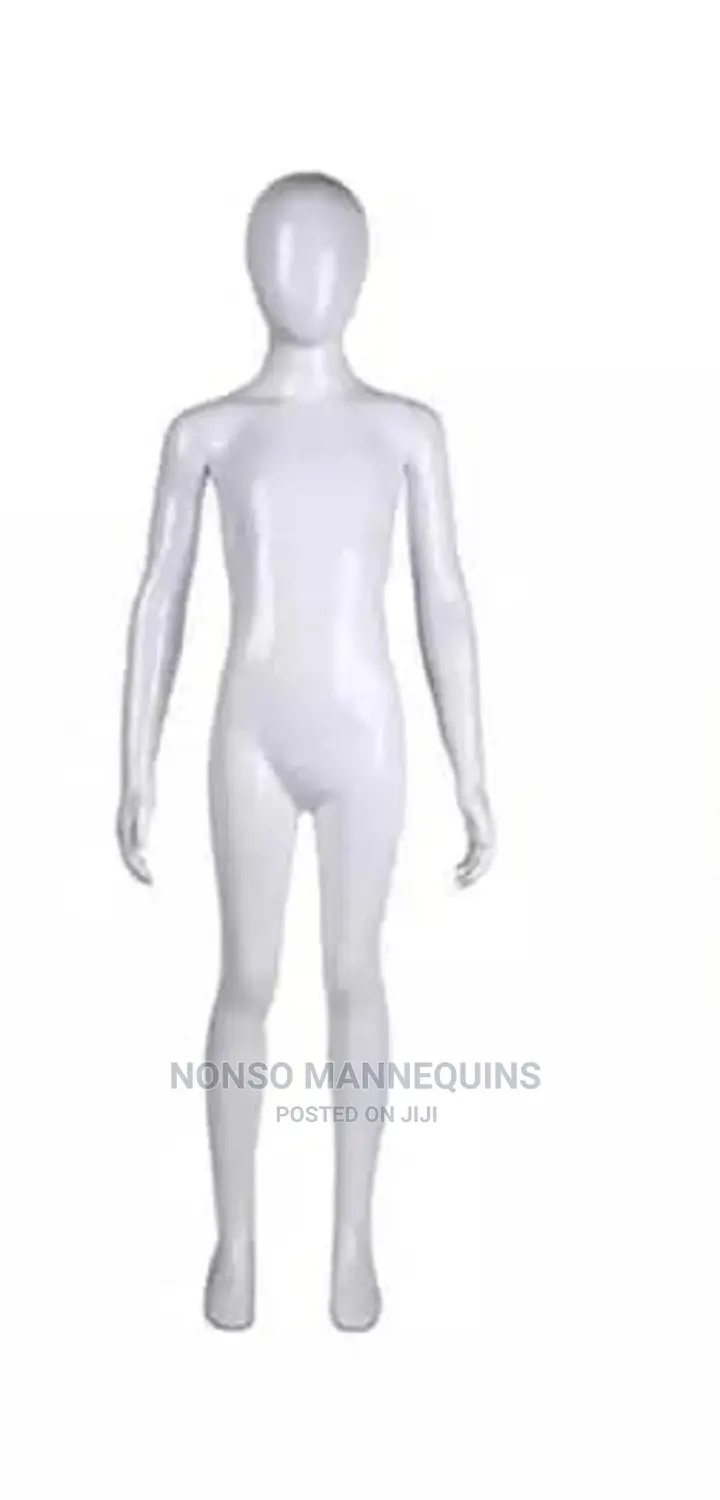 Age 10 To 12 Glossy White Children Manneqyin Display New