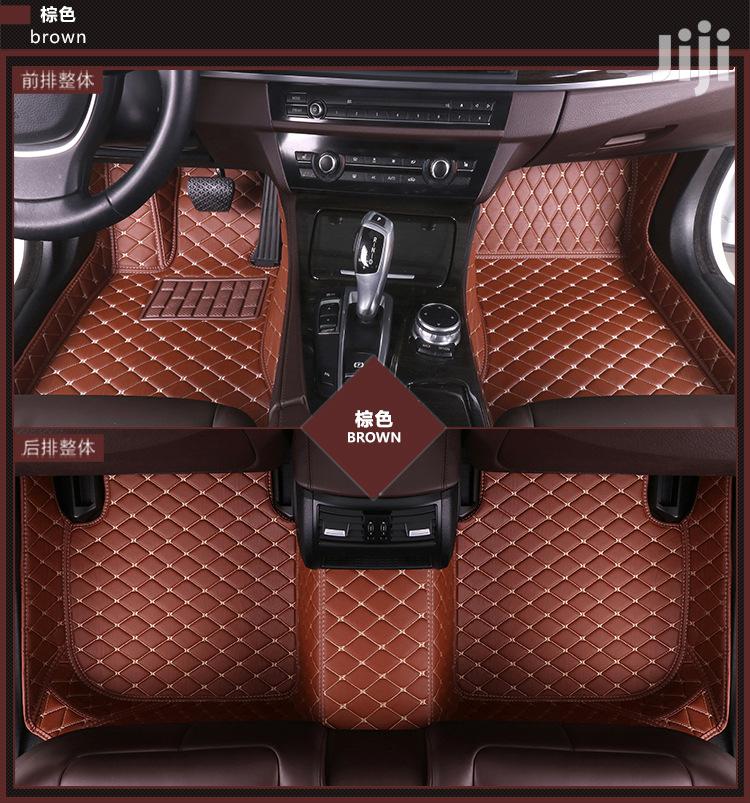 Fully Surrounded Customize Leather Floor Mat.