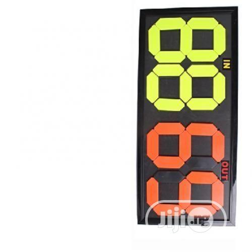 Manual Scoreboard Or Substition Board